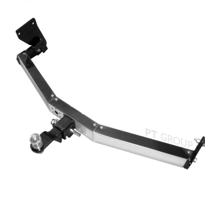 Фаркоп c накладкой из нерж. DW Hover H3 / H5 с 2010 - съемный квадрат