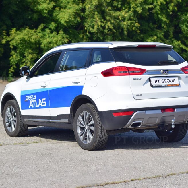 Фаркоп Geely Atlas с 2018 - съемный квадрат