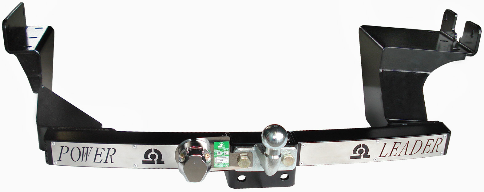 ТСУ для MITSUBISHI OUTLANDER XL (CW0) 2007-2012 (C НЕРЖ. ПЛАСТИНОЙ)