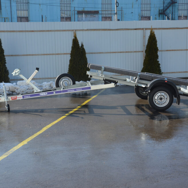 Автомобильный модульный прицеп в комплекте с ложементами ДОН Н5521