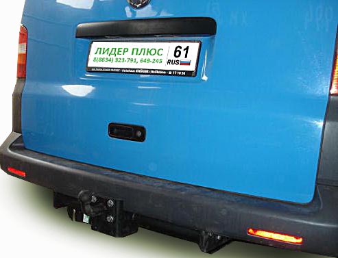 ТСУ для VOLKSWAGEN TRANSPORTER T5    2003-2009  (7HA- 7HH) (фургон закрытый)