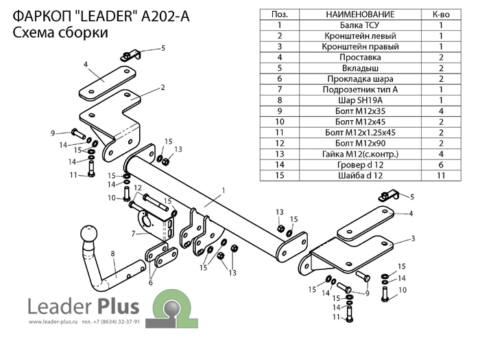 ТСУ для ACURA RDX  (RD) 2006-2012