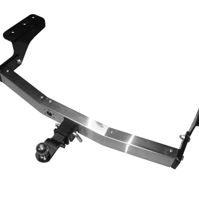 Фаркоп с накладкой из нерж. LEXUS NX с 2014 - съемный квадрат