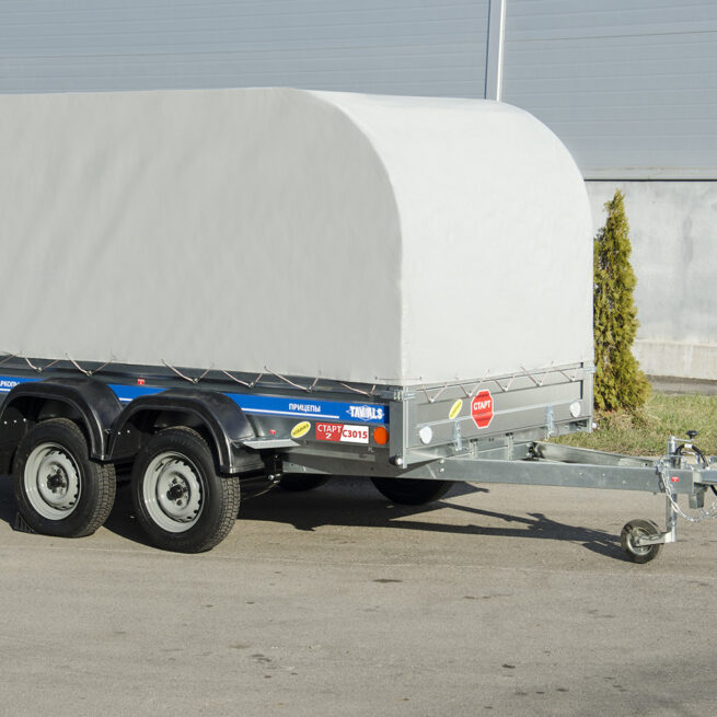 Автомобильный прицеп 2-х осный СТАРТ-2 С3015/14 (усиленный)