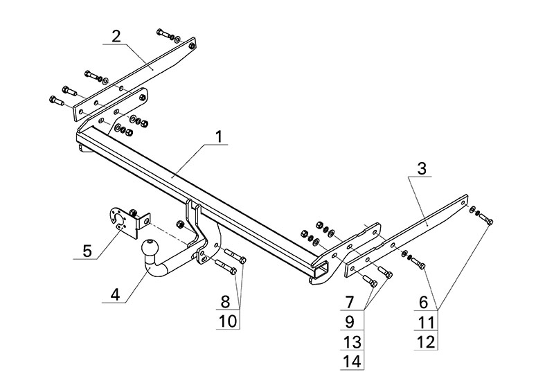 ТСУ FORD Kuga (2013-)