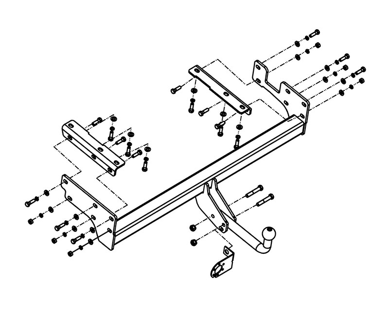 ТСУ MITSUBISHI  OUTLANDER  (2003-2007)