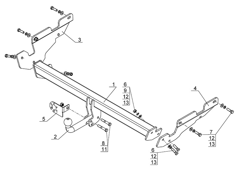 ТСУ MAZDA CX-5 (2012-)