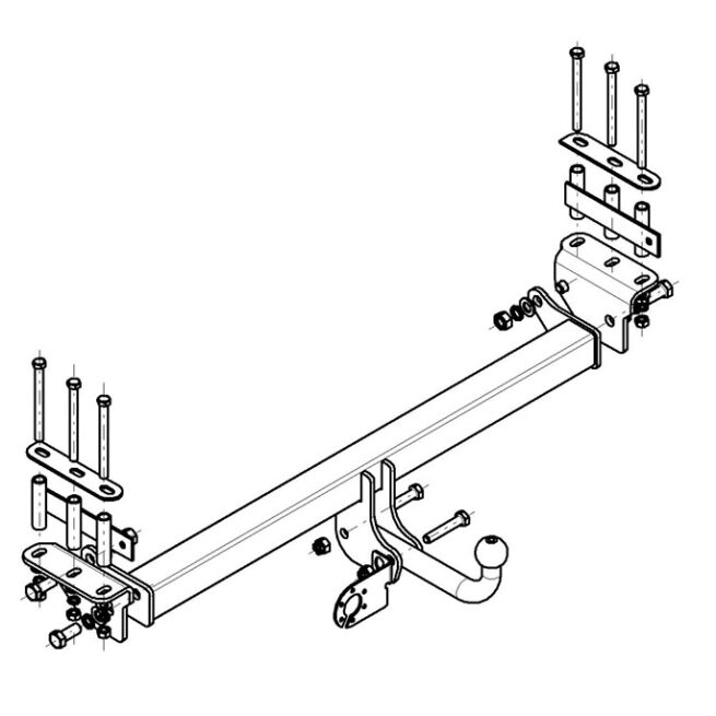 ТСУ NISSAN PATROL GR (01.1998-2004)