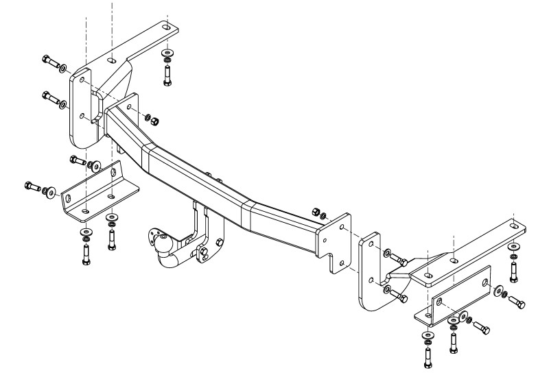 ТСУ TOYOTA HIGHLANDER (2014-)
