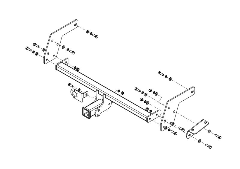 ТСУ TOYOTA Rav4 американский квадрат (2019-)