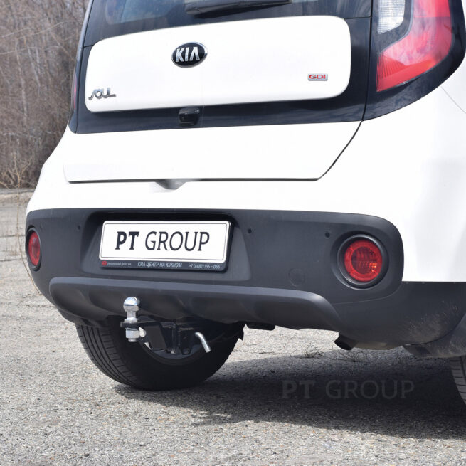 Фаркоп KIA Soul с 2013-2018 г. - съемный квадрат