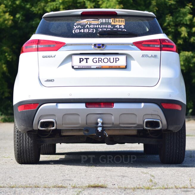 Фаркоп Geely Atlas с 2018 - съемный квадрат