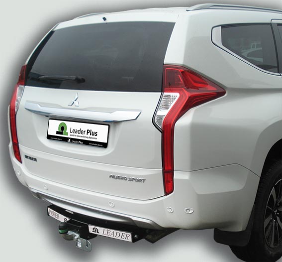 ТСУ для MITSUBISHI PAJERO SPORT 2 / 3 (2008-...) (C НЕРЖ. ПЛАСТИНОЙ)