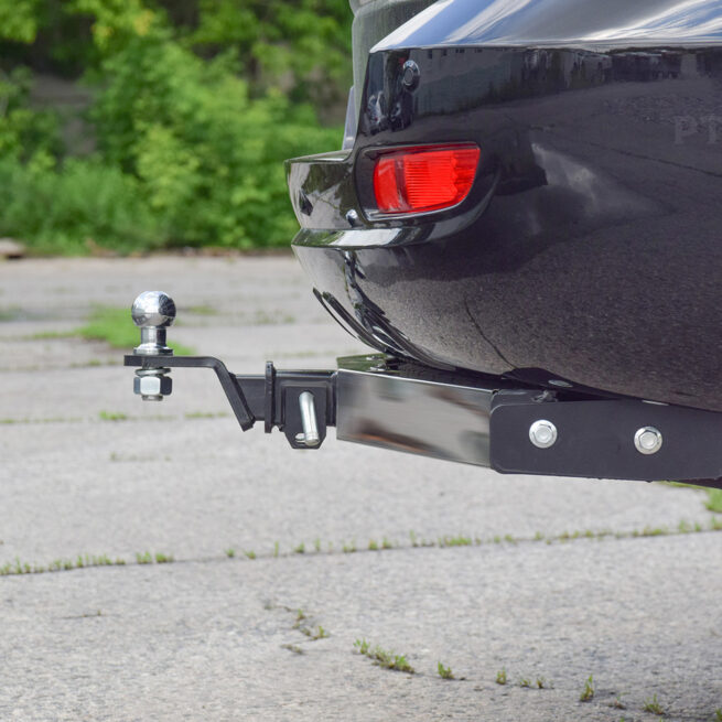 Фаркоп c накладкой из нерж. DW Hover H3 / H5 с 2010 - съемный квадрат