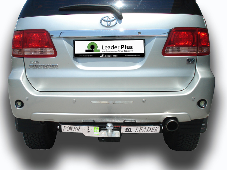 ТСУ для TOYOTA FORTUNER 2005-2016  (C НЕРЖ. ПЛАСТИНОЙ)