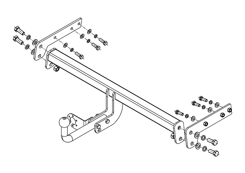 ТСУ FORD FOCUS S-MAX (2006-2010)