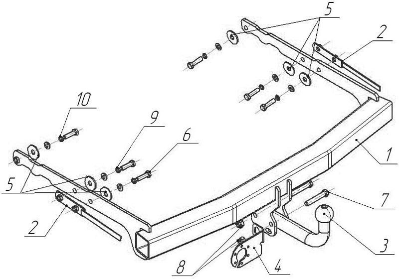 ТСУ FORD MONDEO (2007)