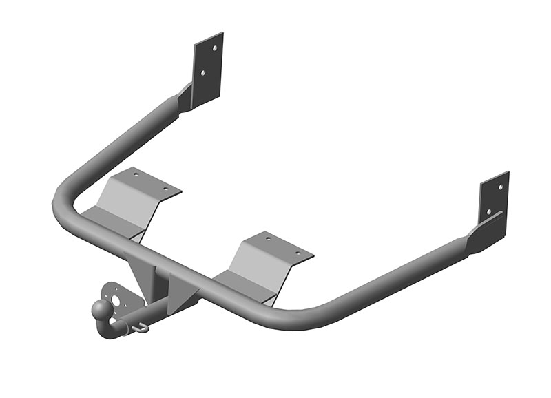 ТСУ ГАЗ 2705  3221 (усиленный  без демонтажа зап.колеса)