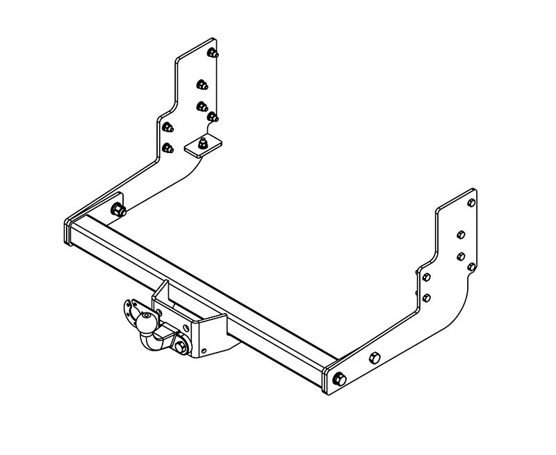 ТСУ ГАЗ NEXT A22R22  A22R32 (Удлиненная) (2013-)