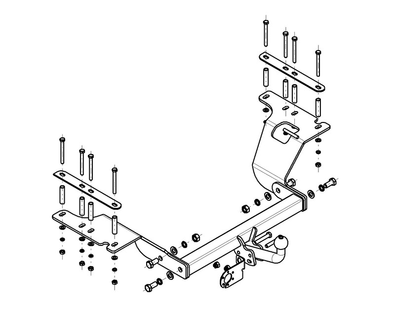 ТСУ HONDA CR-V (03.2002-2006)