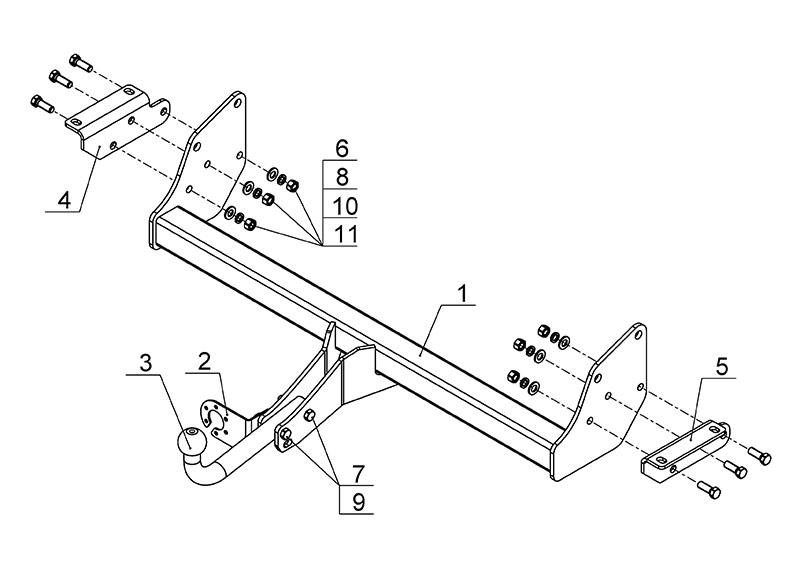 ТСУ MITSUBISHI PAJERO III IV (2002-2007)