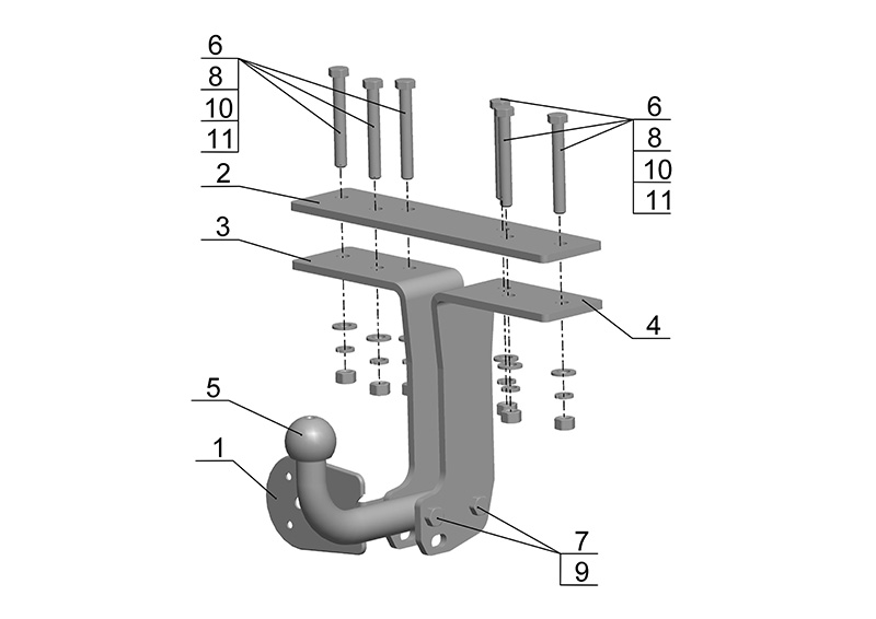 ТСУ NISSAN PATHFINDER  (2005-2014)