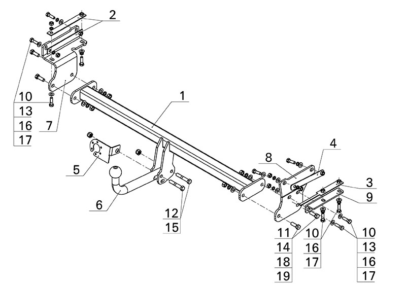 ТСУ NISSAN QASHQAI J11 (2014-)