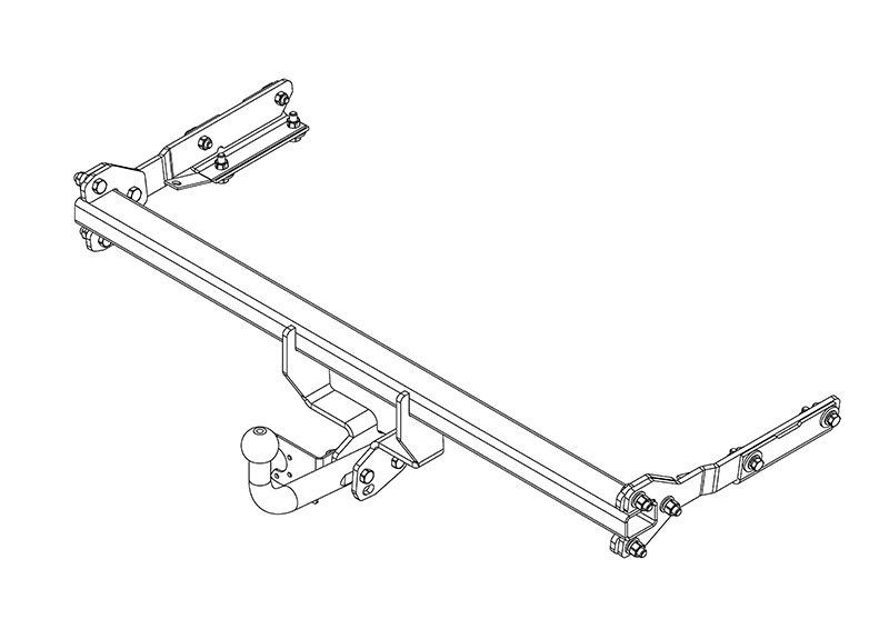 ТСУ NISSAN JUKE 2WD (2010-)