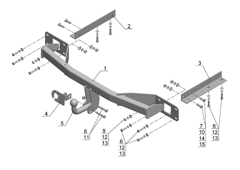 ТСУ OPEL MERIVA  (05.2010)