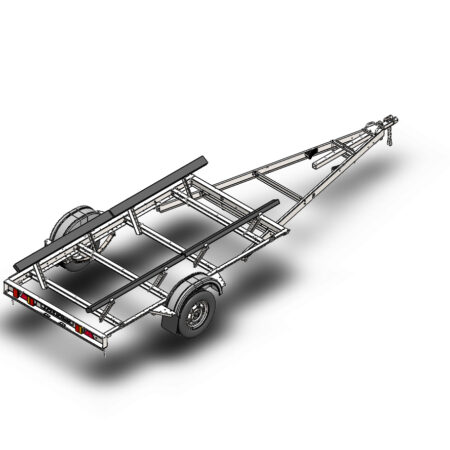 Автомобильный модульный прицеп в комплекте с ложементами ДОН Н5521