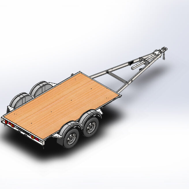 2-х осный автомобильный модульный прицеп ДОН N5521