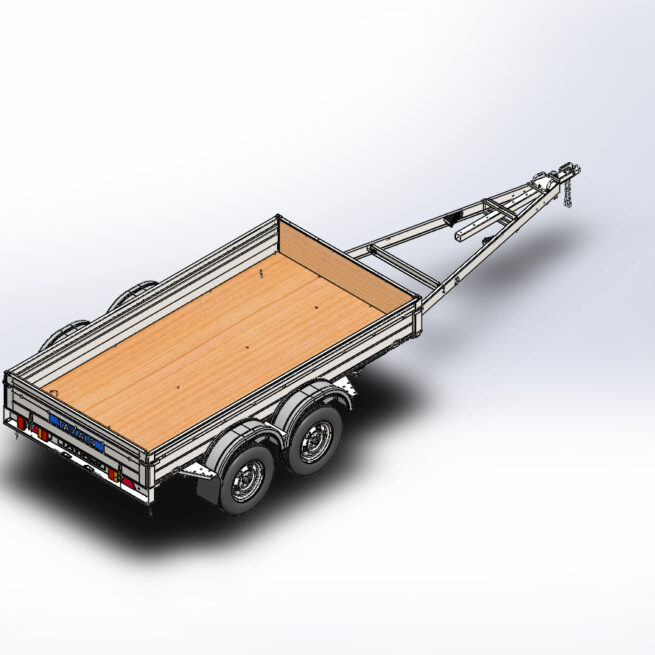 2-х осный автомобильный модульный прицеп ДОН N5521