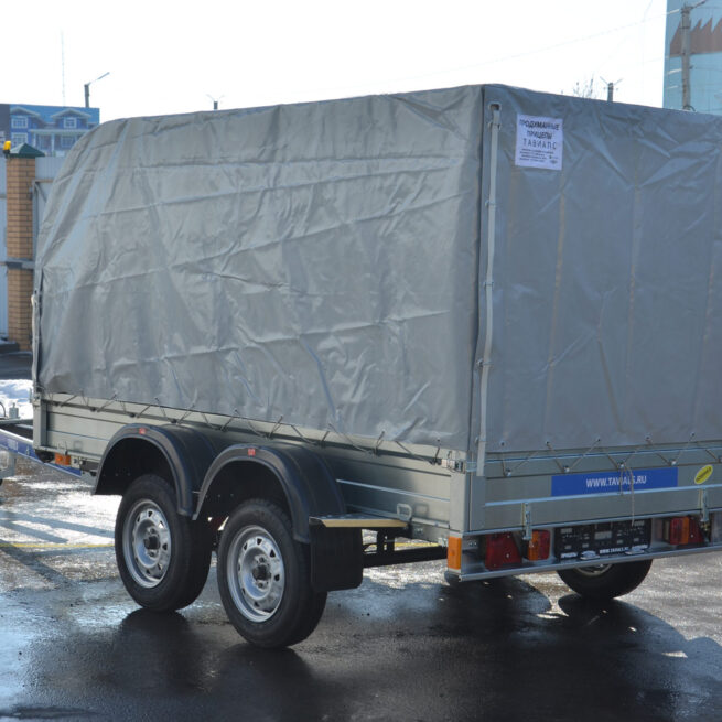 2-х осный автомобильный модульный прицеп в комплекте с ложементами ДОН N5521