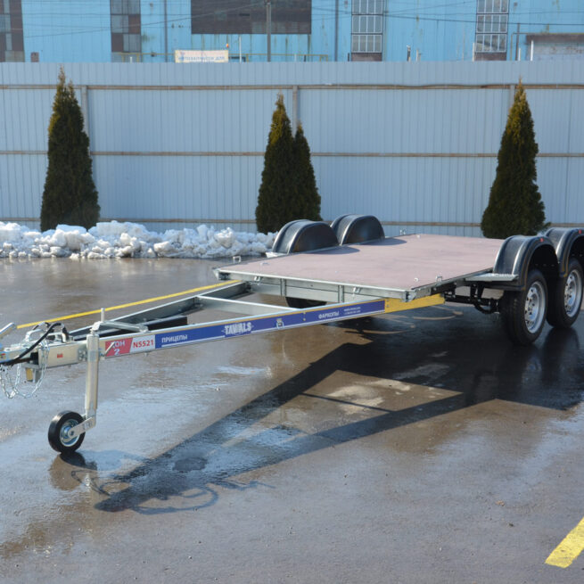 2-х осный автомобильный модульный прицеп в комплекте с ложементами ДОН N5521