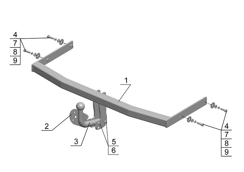 ТСУ SKODA ROOMSTER (2006)