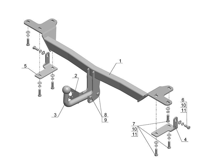 ТСУ SUZUKI GRAND VITARA 3D (2005)