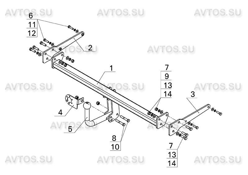 ТСУ SUZUKI SX 4 S-CROSS (2013-)
