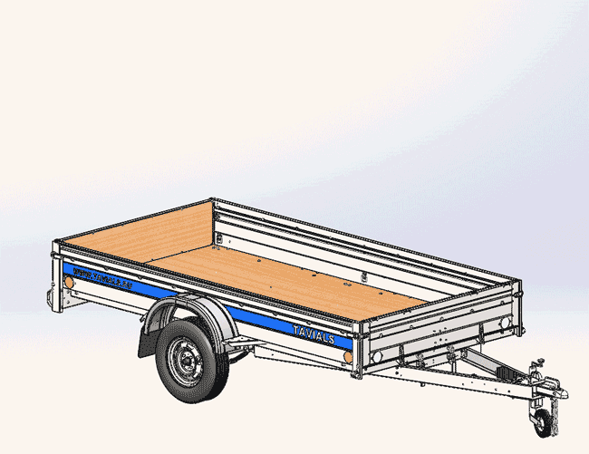 Автомобильный прицеп СТАРТ A2512