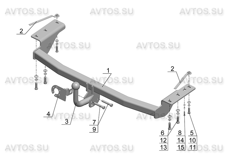 ТСУ TOYOTA COROLLA E12 (2002-2007)