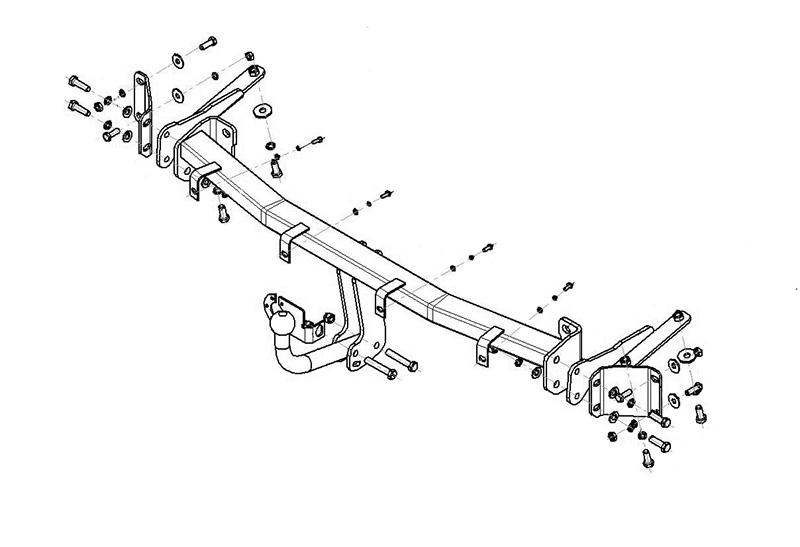 ТСУ VOLKSWAGEN CADDY (2004-2015 2016-)