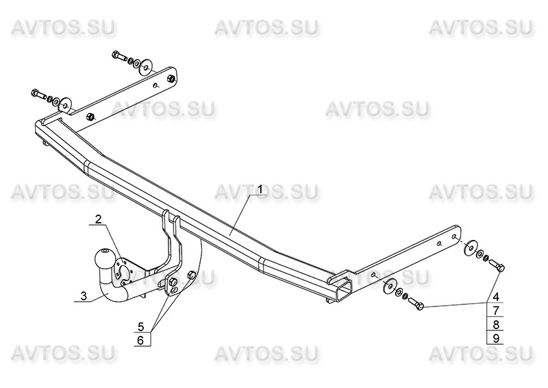 ТСУ VOLKSWAGEN JETTA (2011)