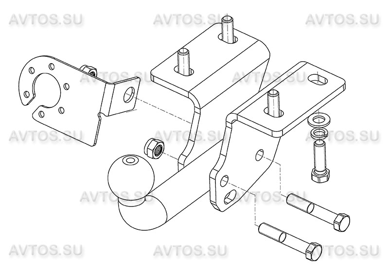ТСУ VOLKSWAGEN AMAROK (2010)